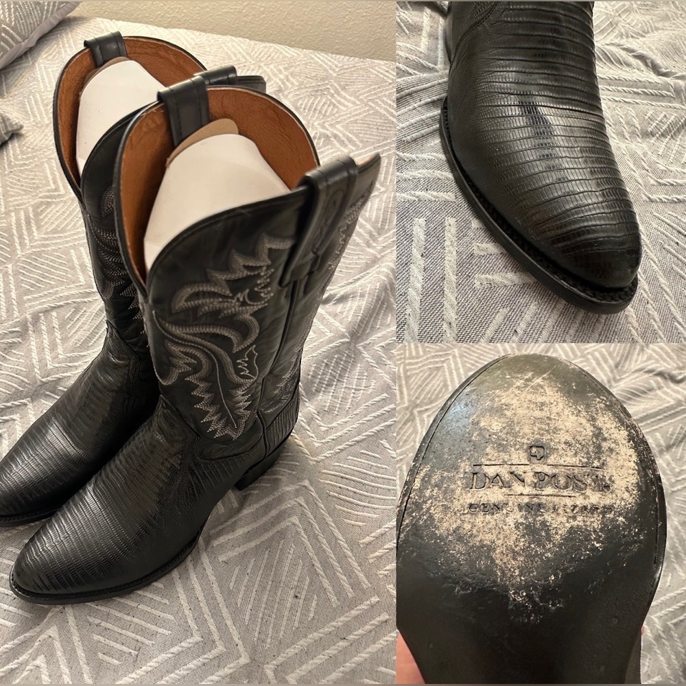Dan Post Winston Lizard Sz 10